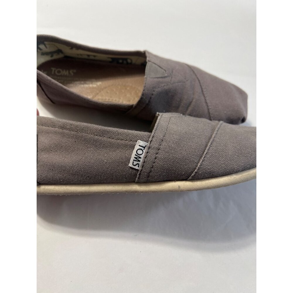 Bundle TOMS Womens Slip-On Flats Red & Khaki Size 7 Canvas - Picture 3 of 13